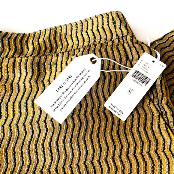 NWT anthropologie mauve melyssa jacquard trousers - Picture 4 of 9